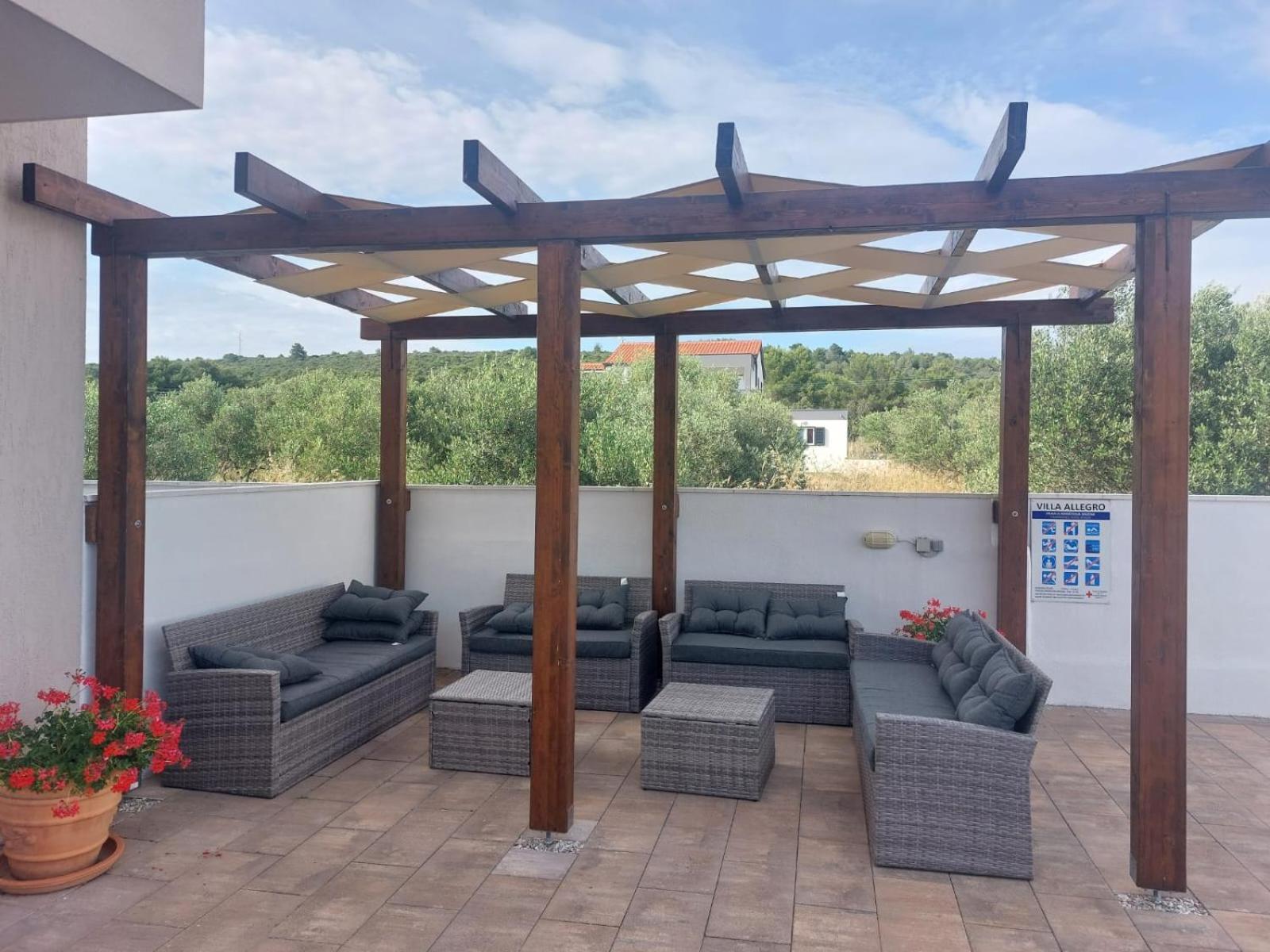 Villa Allegro Sukošan Buitenkant foto